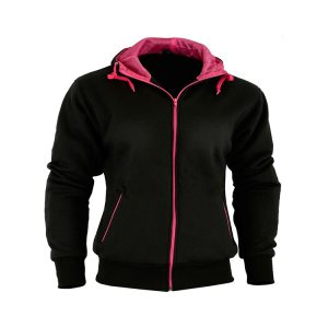 Women Protective Motorcycle Hoodie Fully Kevlar Lined