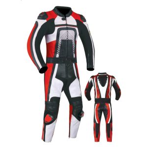 Men Leather Motorbike Suit