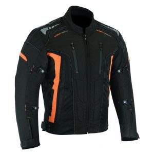 Men Motorbike Motorcycle Racing Jacket Waterproof CE Armoured Textile Jackets