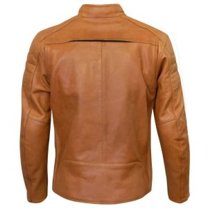 Men Motorcycle Leather Jacket Conic