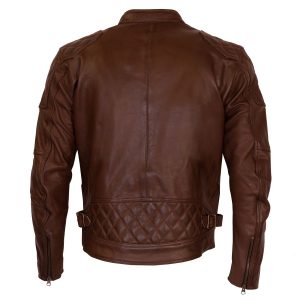 Men Motorcycle Leather Jacket