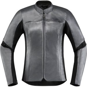 Women,s Motorcycle Leather Jacket