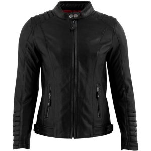 Women,s Motorcycle Leather Jacket